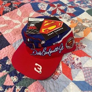 Vintage 1999 New with tags Dale Earnhardt Jr. Superman racing SnapBack
